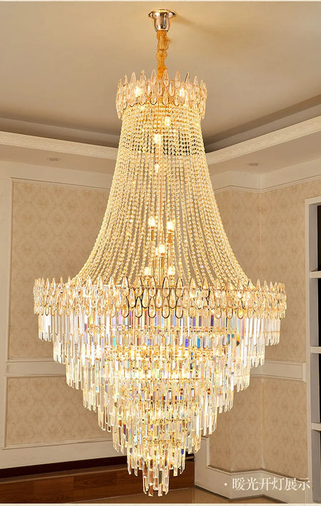 Chandelier - Nordic Modern Crystal Ceiling Light for Villa SW-36210345 - SWEET-LIGHTS