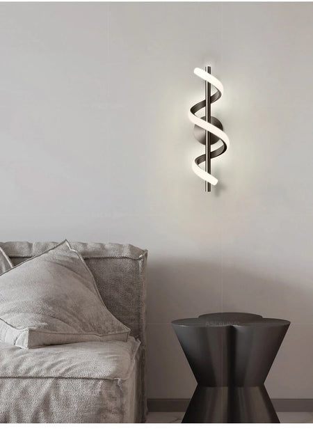 Wall Light - Minimalist LED Wall Lamp Black White Gold SW-36210345 - SWEET-LIGHTS