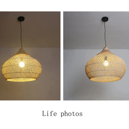 Pendant Light - Southeast Asian Rattan High Quality Ceiling Light Fixture SW-36210345 - SWEET-LIGHTS