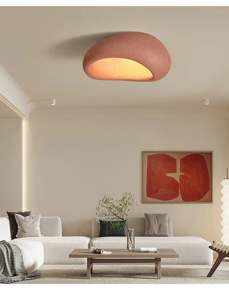 Ceiling Light - Modern Japanese Wabi Sabi Grey 45cm Lamp Coral Red SW-36210123 - SWEET-LIGHTS
