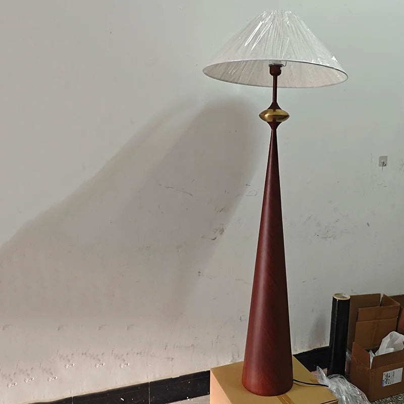 Floor Lamp - Japanese Designer Wabi-sabi Minimalist Cloth Cover Art Stand Lights Living Room Bedroom SW-36210789 - SWEET-LIGHTS