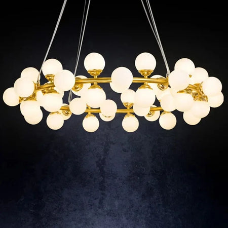 Pendant Light - Nordic LED Glass Ball Chandelier Gold Black Home Decor Lamp SW-36210234 - SWEET-LIGHTS