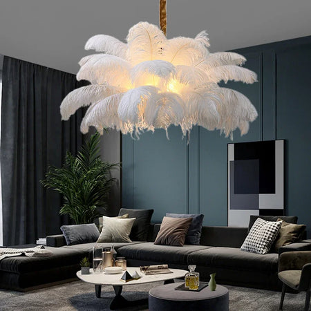 Pendant Light - Nordic Feather Ceiling Chandelier for Home Decoration Indoor Lighting SW-36210457 - SWEET-LIGHTS