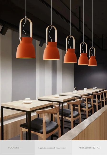 Pendant Light - Nordic Loft LED Iron Macaron Lamp Fixtures SW-36210347 - SWEET-LIGHTS
