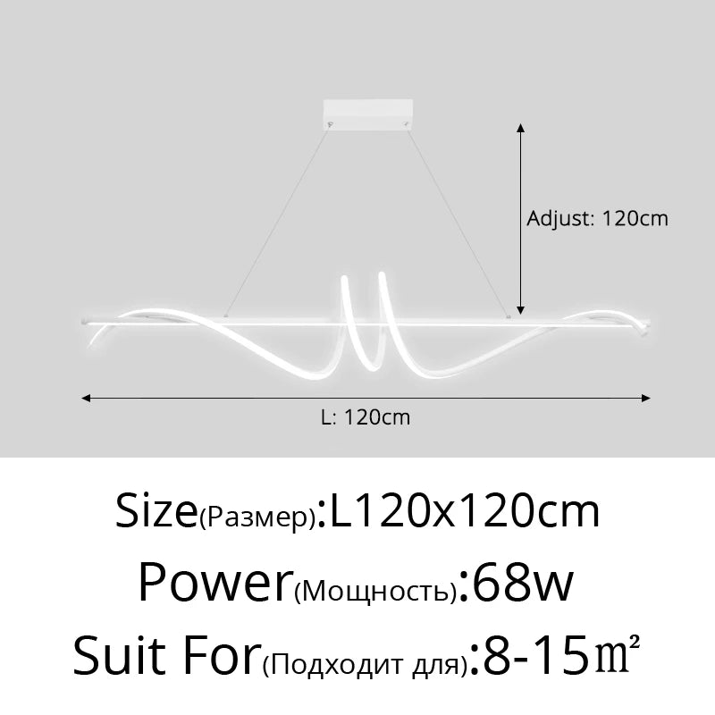 Pendant Light - Modern LED Living Room Hanging Lamp for Dining Table Kitchen Office Home Decor Minimalist SW-36210347 - SWEET-LIGHTS