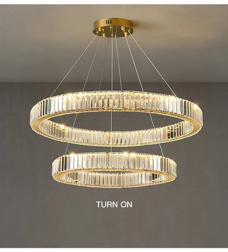Pendant Light - Led Luxury Crystal Ceiling Pendant Lamp for Living Room and Dining SW-36210347 - SWEET-LIGHTS