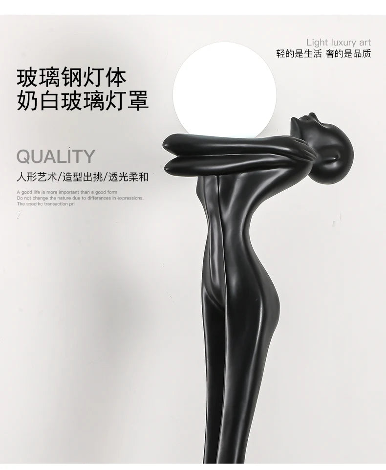 Floor Lamp - Creative Art Character-shaped Sculpture LED Lights SW-36214978 - SWEET-LIGHTS
