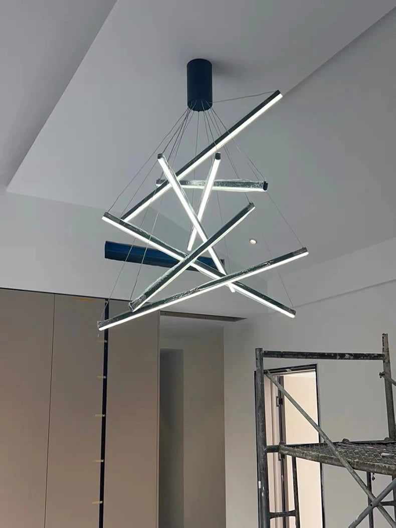 Pendant Light - Modern Stair Chandelier Nordic Luxury LED Ceiling Lamp for Living Room Indoor Light SW-36210567 - SWEET-LIGHTS