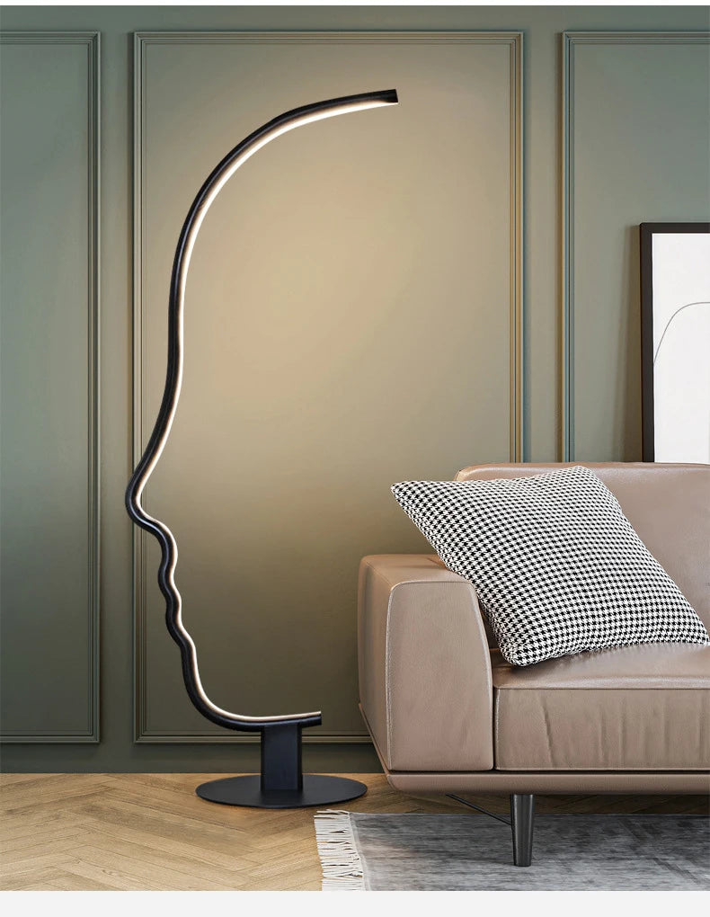 Floor Lamp - New Modern Human Face LED Decor Light SW-36210345 - SWEET-LIGHTS
