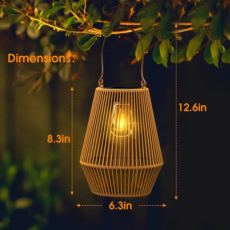 Outdoor Light - 1pcs/2pcs Solar Hand Woven 0.6W Garden Light SW-36210793 - SWEET-LIGHTS