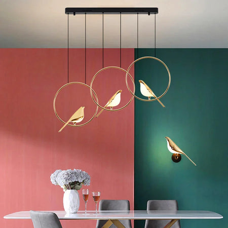 Pendant Light - BUNNY Nordic Postmodern Round LED Bird Light SW-36210789 - SWEET-LIGHTS