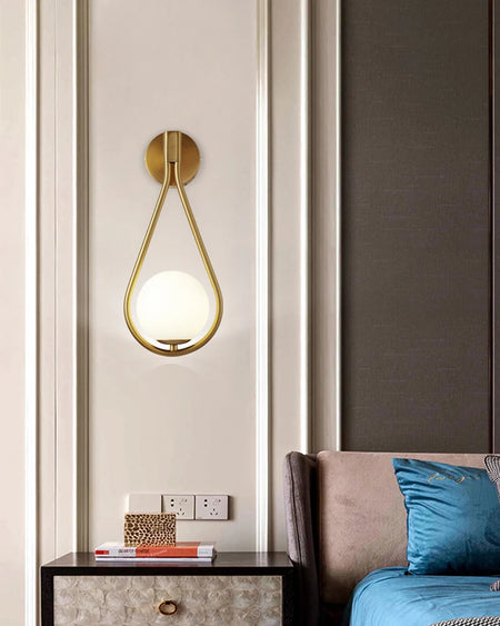 Wall Light - Interior LED Wall Lamps Wall Lighting Fixtures for Bedroom Living Room Indoor Frosted Glass Ball Sconce SW-36210458 - SWEET-LIGHTS