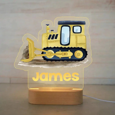 Children Lighting - Personalized Animal Night Light Custom Name Acrylic Lamp for Kids Bedroom SW-36210346 - SWEET-LIGHTS