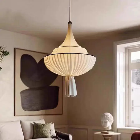 Pendant Light - Japanese Retro Wabi Sabi Cloth Chandelier Home Pendant Lights Room Decor SW-36210578 - SWEET-LIGHTS
