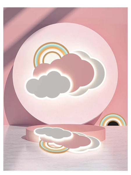 Children Lighting - Rainbow Cloud Ceiling Lights for Pink Girl Bedroom SW-36210348 - SWEET-LIGHTS
