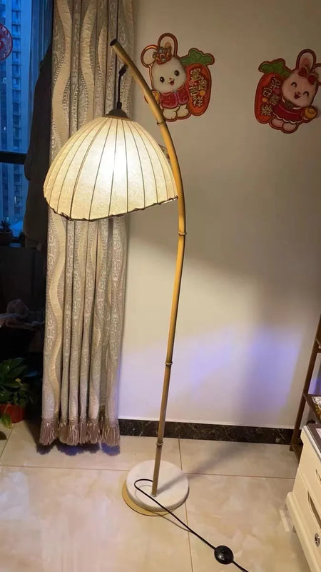 Floor Lamp - Foyer Wabi Sabi Canvas Shades LED Metal Light SW-36211023 - SWEET-LIGHTS