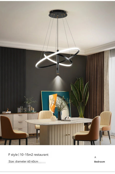Pendant Light - Modern Round LED Chandelier Fixture for Home Decor SW-36210467 - SWEET-LIGHTS