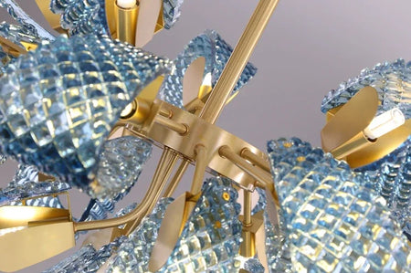 Chandelier - Hot Sales Blue Glass LED Lamp for Home Decor SW-36210457 - SWEET-LIGHTS