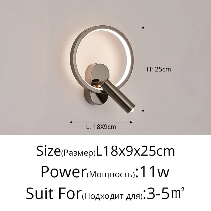 Wall Light - Minimalist Bedside Reading Lamp with Spotlights SW-36210345 - SWEET-LIGHTS