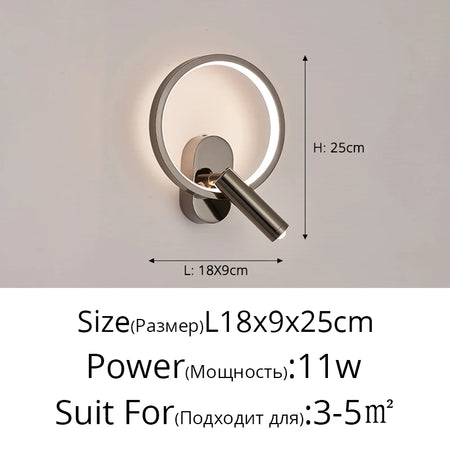 Wall Light - Minimalist Bedside Reading Lamp with Spotlights SW-36210345 - SWEET-LIGHTS