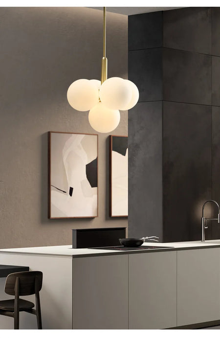 Pendant Light - Nordic Minimalist Glass Ball LED Chandelier for Home Decor SW-36210457 - SWEET-LIGHTS