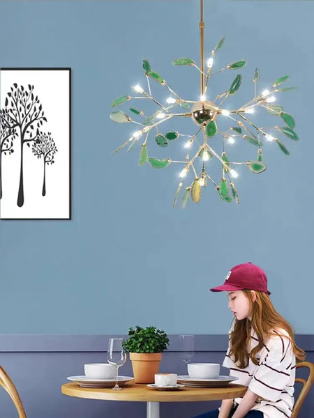 Pendant Light - Firefly Chandelier Agate Postmodern Luxury SW-36210478 - SWEET-LIGHTS