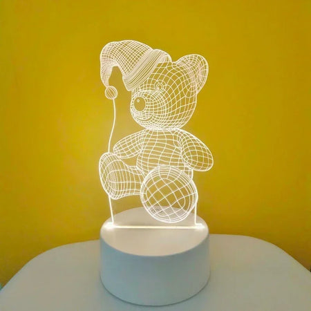 Children Lighting - Romantic Love 3D Led Lamp for Kids Night Light SW-36210489 - SWEET-LIGHTS