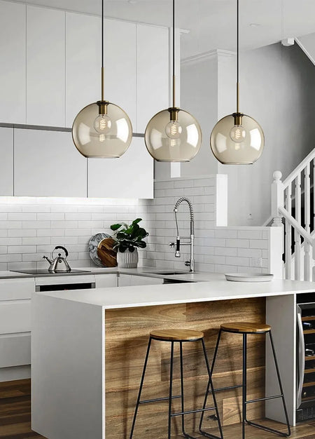 Pendant Light - Nordic LED Glass Chandelier Multi Head for Dining Room Living Room Bedroom Cafe SW-36210578 - SWEET-LIGHTS
