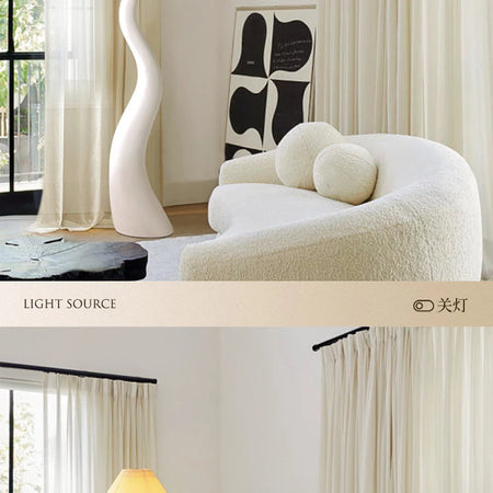 Floor Lamp - Designer Cream Resin LED E27 Vertical Light for Living Room SW-36210345 - SWEET-LIGHTS