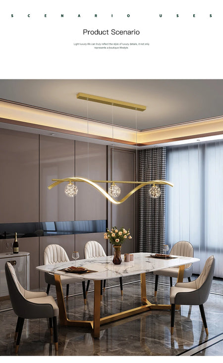Pendant Light - Modern Minimalist Led Dimming Fixture SW-36210345 - SWEET-LIGHTS