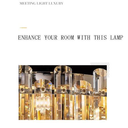 Chandelier - Modern Luxury Clear Amber Crystal Ceiling Lamp Elegant LED Lighting SW-36210234 - SWEET-LIGHTS