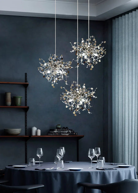 Chandelier - Modern LED Chrome Lamp for Dining Kitchen Bar SW-36210457 - SWEET-LIGHTS