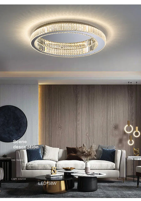Ceiling Light - Modern Crystal Light for Living Room Dining SW-36210789 - SWEET-LIGHTS