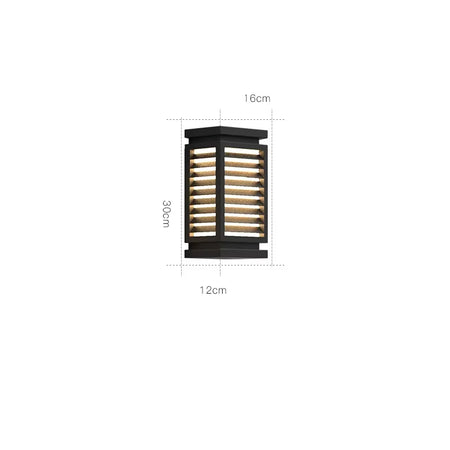 Outdoor Light - Stainless Steel Wall LED Cubical Black Fixture Waterproof Anti-Rust Sconces for Garage Pathway SW-36210347 - SWEET-LIGHTS