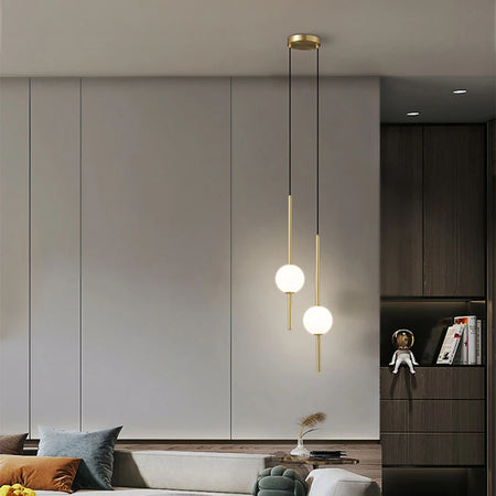 Pendant Light - Fumi Gold Elegant 1-Light Ceiling Fixture SW-36210458 - SWEET-LIGHTS