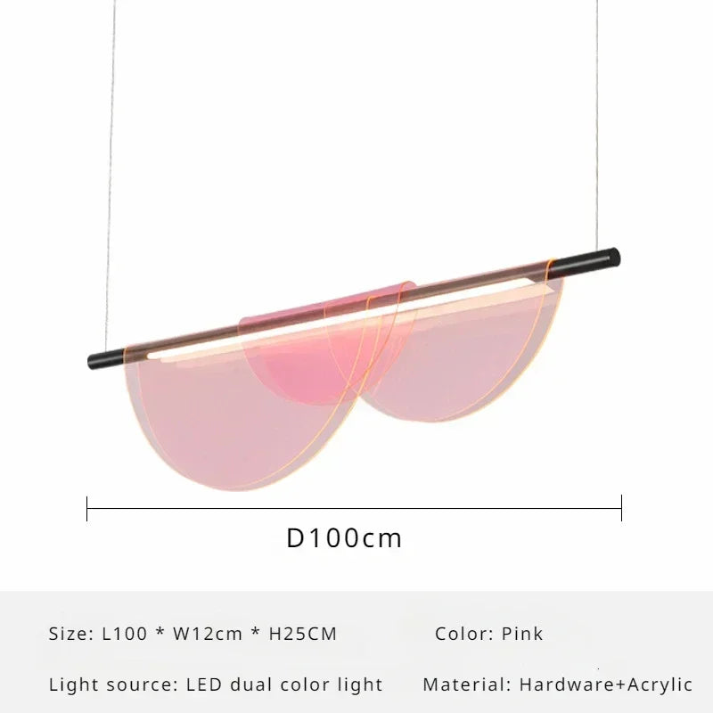 Pendant Light - Nordic Salon Colored Acrylic Chandelier LED Lamp for Dining Living Room Bedroom Lustre Lightings SW-36210923 - SWEET-LIGHTS