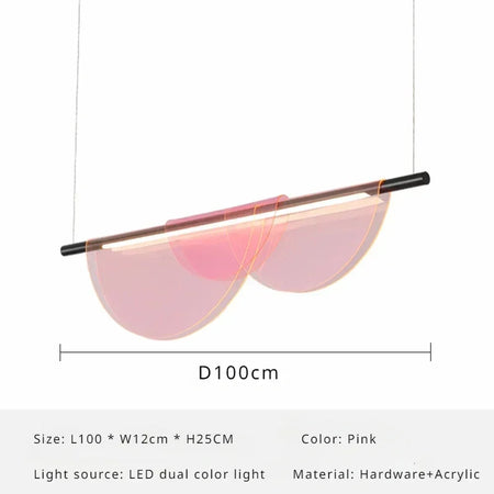 Pendant Light - Nordic Salon Colored Acrylic Chandelier LED Lamp for Dining Living Room Bedroom Lustre Lightings SW-36210923 - SWEET-LIGHTS