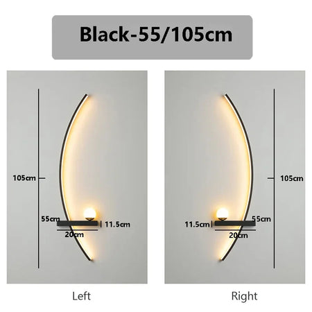 Wall Light - Bedside LED Wall Lamp Smart Remote Control Sconces Lighting for Bedroom Living Room Indoor SW-36210458 - SWEET-LIGHTS