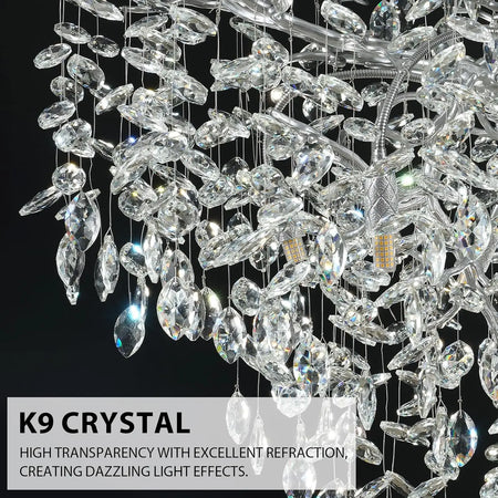 Chandelier - Luxury Modern Crystal Ceiling Lighting for High Ceilings SW-36210478 - SWEET-LIGHTS
