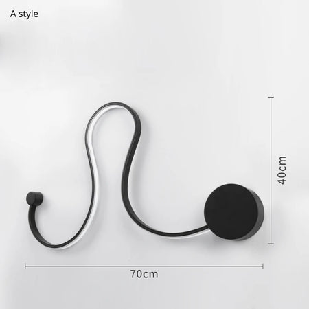 Wall Light - Modern LED Wall Lamps for Bedroom Living Room White/Black Fixtures SW-36210345 - SWEET-LIGHTS