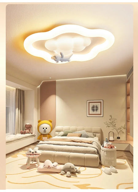 Children Lighting - Modern Cream Cloud LED Ceiling Lamp for Boys and Girls SW-36210345 - SWEET-LIGHTS