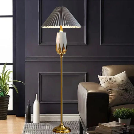 Floor Lamp - TEMAR American Retro Luxurious Standing Light SW-36210457 - SWEET-LIGHTS