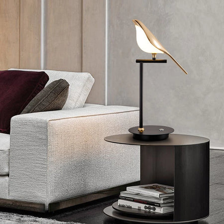 Table Lamp - Modern LED Magpie Bird Model for Indoor Reading SW-36210347 - SWEET-LIGHTS
