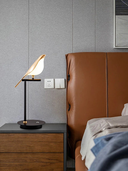 Table Lamp - Modern LED Magpie Bird Model for Indoor Reading SW-36210347 - SWEET-LIGHTS