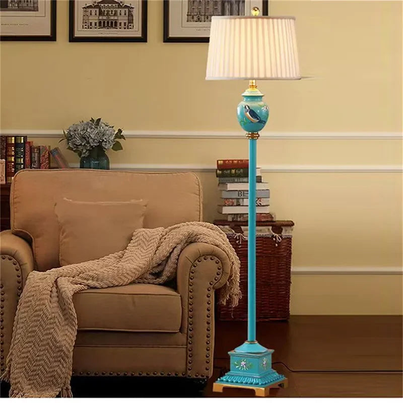 Floor Lamp - TEMAR American Retro Luxurious Standing Light SW-36210457 - SWEET-LIGHTS