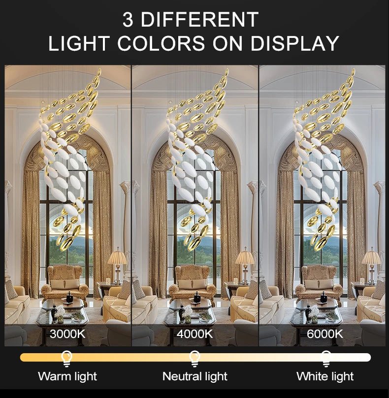 Chandelier - Luxury Lustre Bowl Hanging Chandelier Golden Dragon Egg SW-36210678 - SWEET-LIGHTS