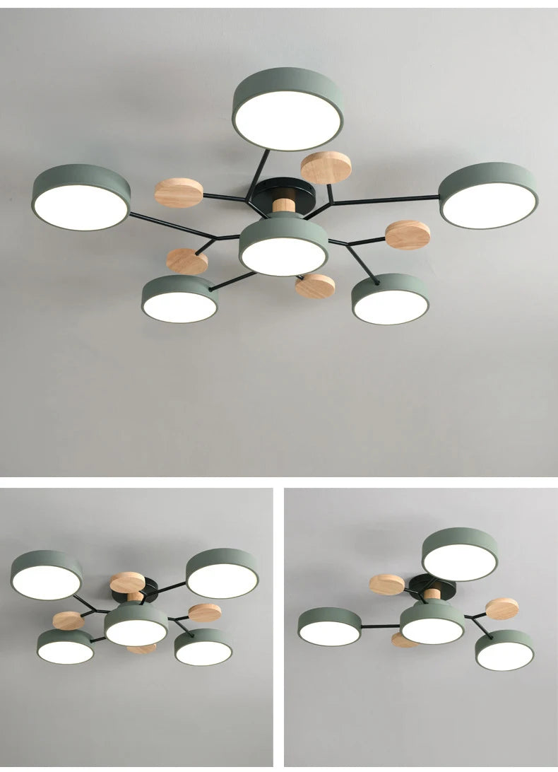 Ceiling Light - Nordic Style LED Chandelier for Living Room Kitchen SW-36210478 - SWEET-LIGHTS