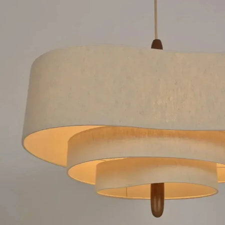 Pendant Light - Japanese Wabi Sabi Cloth Ceiling Chandelier LED Fixture SW-36210458 - SWEET-LIGHTS
