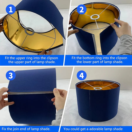 Lampshade - 1pcs Fabric Desk Lamp Lampshade, Detachable Floor Lamp Cover SW-36210345 - SWEET-LIGHTS