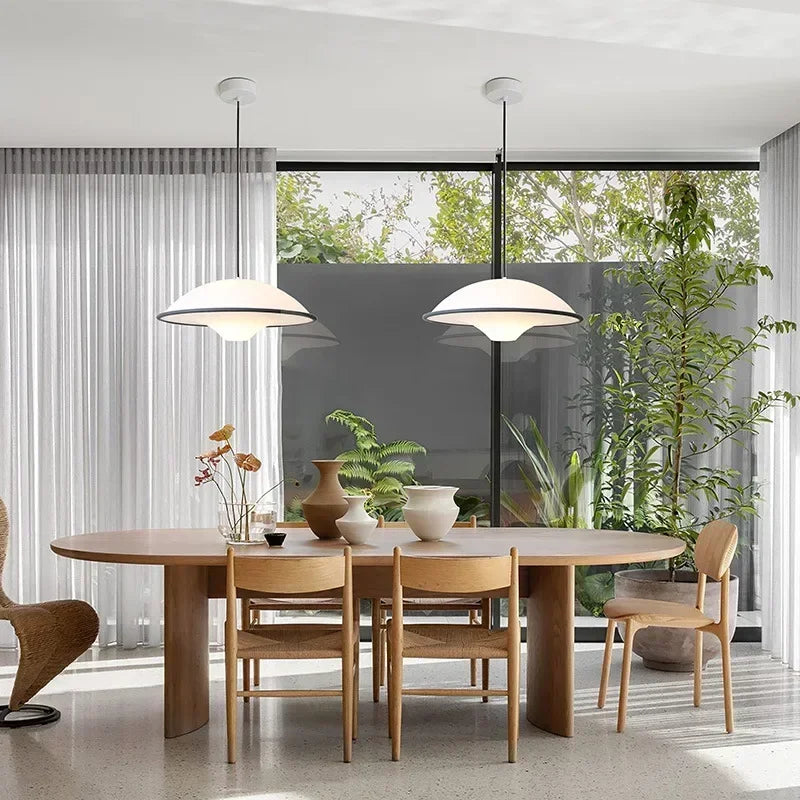 Pendant Light - Denmark Black Side White Acrylic Pendant Lamp For Dining Room Island Suspension Chandelier SW-36210843 - SWEET-LIGHTS